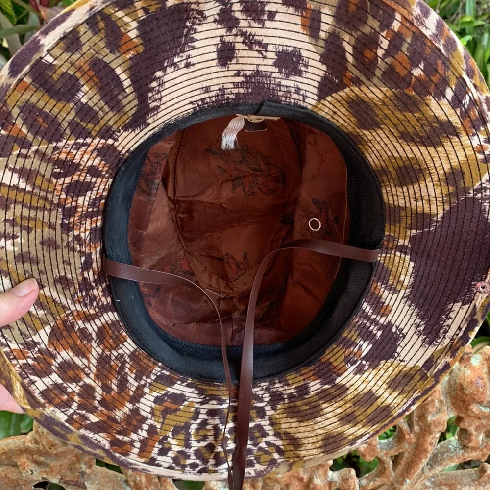 Animal Print Safari Hat - Picture 6 of 9
